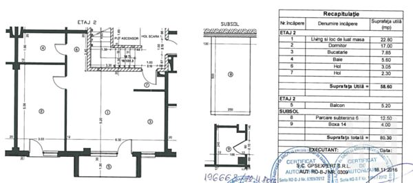 Apartament 2 camere Buna Ziua 2/4 parcare + boxa incluse