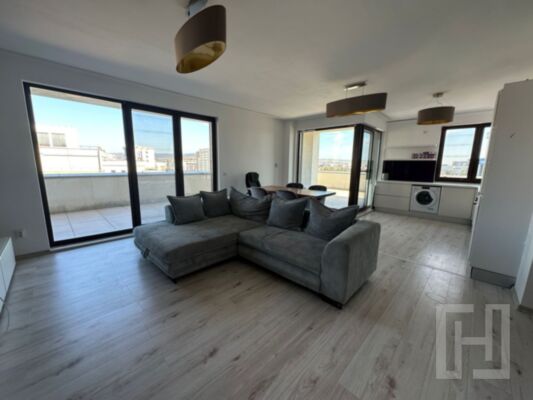 Penthouse spectaculos, 4 camere, terasa 145mp, bloc nou, zona Iulius