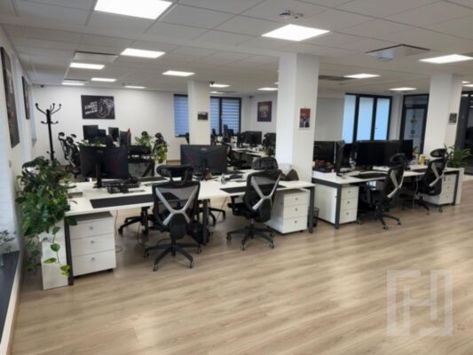 Cladire fumoasa pentru birouri, parcari, zona Europa