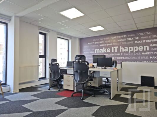 Spatiu modern de birouri, mobilat, terasa panoramica, Marasti